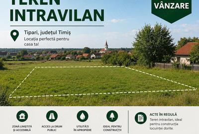 Teren de 2150 mp, în Central