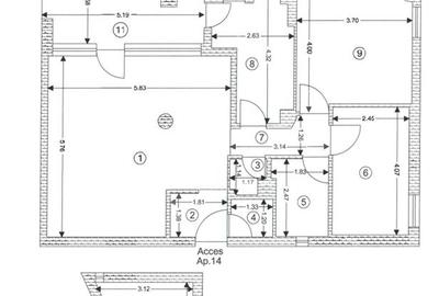 Apartament cu 3 camere decomandat în Centrul Civic - 6