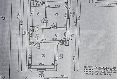Casă cu 4 camere în Central - 2