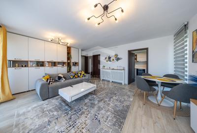 Apartament cu 2 camere semidecomandat, mobilat în Tractorul - 17