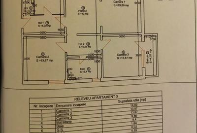 Apartament cu 4 camere decomandat în Punctele Cardinale - 3