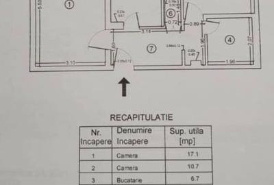 Apartament cu 2 camere decomandat în Dristor