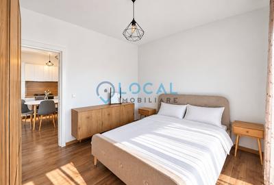 Apartament cu 2 camere semidecomandat, mobilat în Baciu