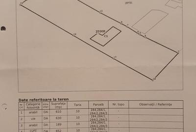 Casă cu 3 camere cu Teren 2250 Mp în Vasilați