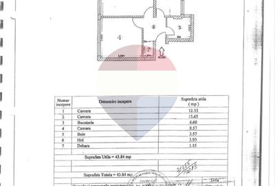 Apartament cu 2 camere în Eroii Revoluției