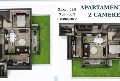 Apartament cu 2 camere decomandat în Theodor Pallady - 3