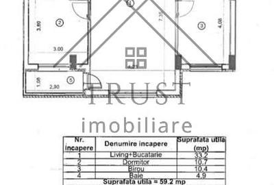 Apartament cu 2 camere semidecomandat în Florești - 2