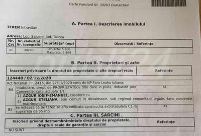 Teren în Sălceni