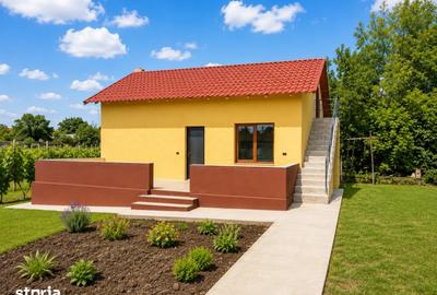 Casă cu 2 camere cu Teren 450 Mp în Podu Roș
