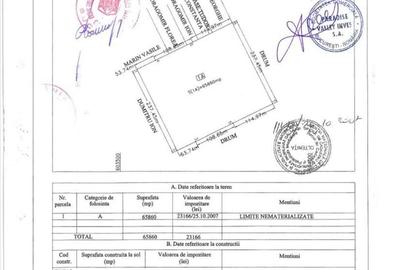 Teren Construcții intravilan de 65860 mp, în Frumușani - 1