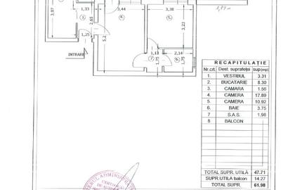 Apartament cu 2 camere semidecomandat în Tineretului - 2