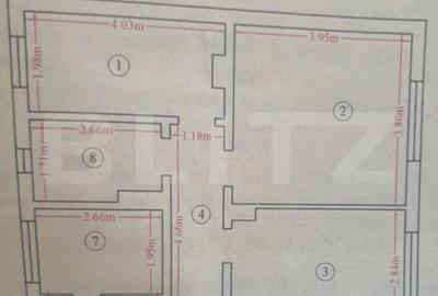 Apartament cu 3 camere decomandat în Miroslava