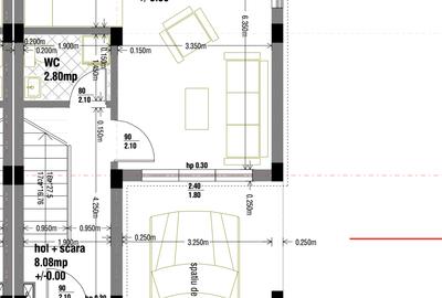 Duplex cu 4 camere cu Canalizare în Central - 8