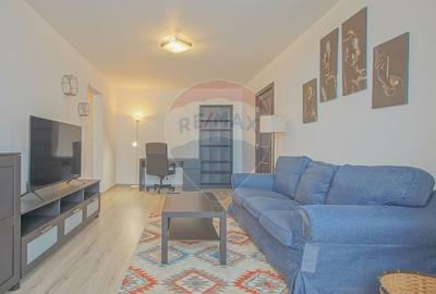 Apartament cu 2 camere semidecomandat, mobilat în Florilor