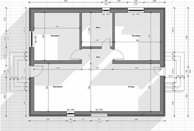 Casă cu 3 camere în Coșevița - 5