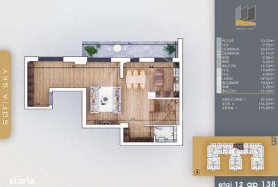 Apartament cu 3 camere în Titan