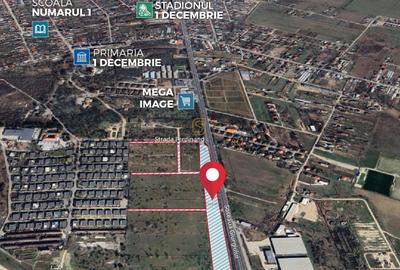 Teren Construcții intravilan de 33185 mp, în 1 Decembrie - 2