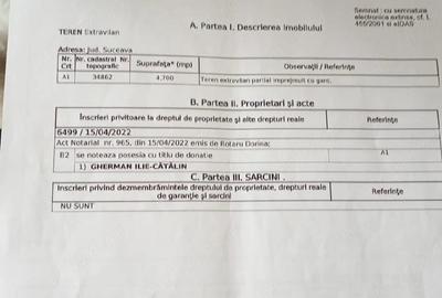 Teren de 4700 mp, în Central