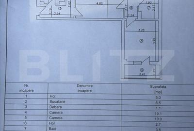 Apartament cu 3 camere semidecomandat în Gării