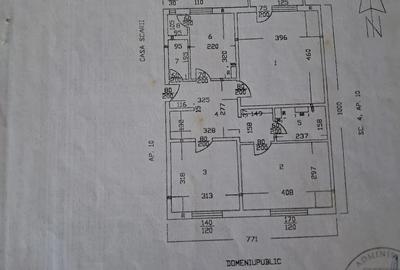 Apartament cu 3 camere decomandat în Central