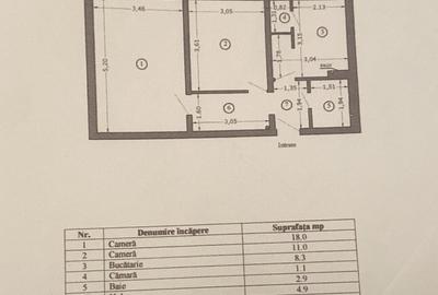 Apartament cu 2 camere decomandat în Brâncoveanu - 14