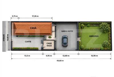 Casă cu 3 camere cu Teren 680 Mp în Gheorgheni