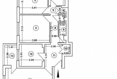 Apartament cu 3 camere în Basarabia - 9