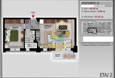 Apartament cu 2 camere semidecomandat în Theodor Pallady - 2