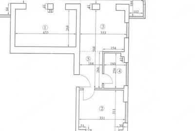 Apartament cu 2 camere decomandat în Baicului