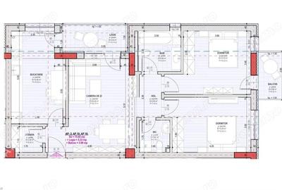 Apartament cu 3 camere decomandat în Central - 12