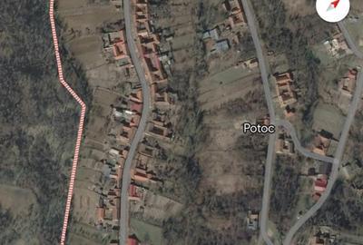 Teren de 1500 mp, în Potoc