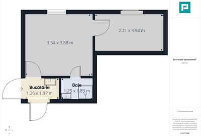 Apartament cu 2 camere în Ultracentral