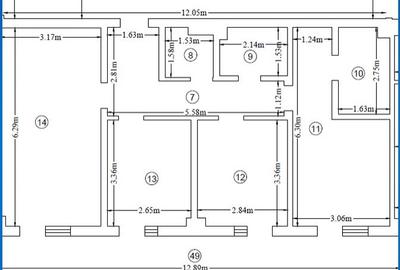 Apartament cu 3 camere decomandat în Păcurari - 2