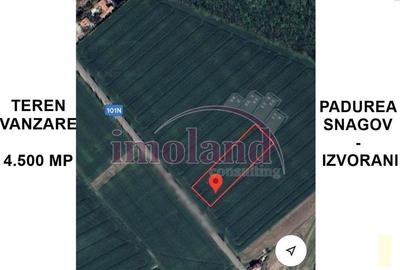 Teren de 4500 mp, în Izvorani - 1
