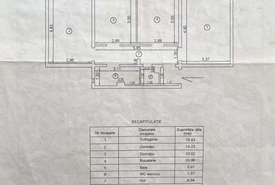 Apartament cu 3 camere decomandat, mobilat în Vidin-Progresul - 11