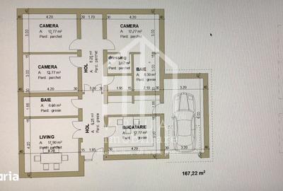 Casă cu 4 camere cu Teren 1000 Mp în Central - 9