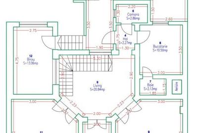 Casă cu 6 camere cu Teren 230 Mp în Central - 2