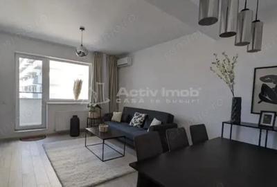 Apartament cu 2 camere decomandat, mobilat în Lacul Morii