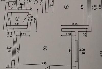 Casă cu 4 camere decomandat cu Teren 920 Mp în Central - 1