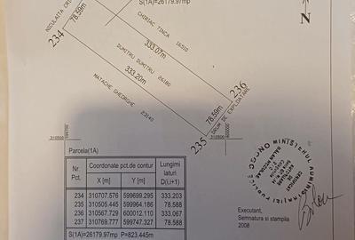 Teren de 26180 mp, în Vărăști - 1