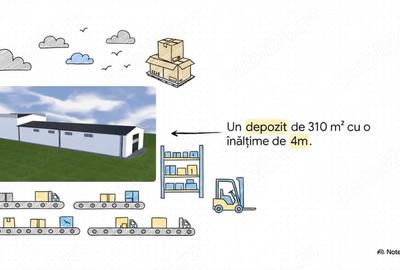 Spațiu comercial, de 440 mp, în Golești - 3