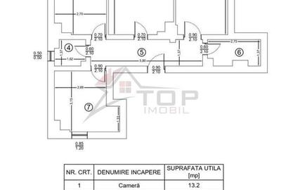 Apartament cu 3 camere decomandat în Nicolina