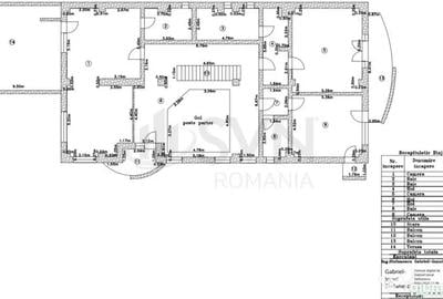 Casă cu 15 camere cu Teren 1052 Mp în Pipera