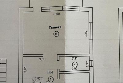 Casă cu 4 camere în Central - 3