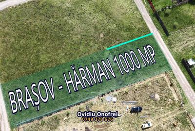 Teren Construcții intravilan de 1000 mp, în Hărman