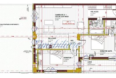 Apartament cu 3 camere în Florești