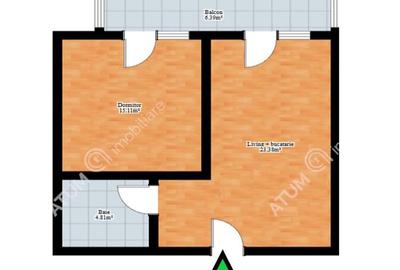 Apartament cu 2 camere decomandat, mobilat în Lazaret - 4