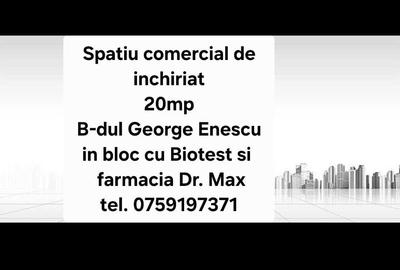Spațiu comercial, de 20 mp, în George Enescu - 2