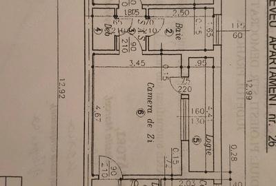 Apartament cu 2 camere semidecomandat în Central