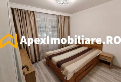 Apartament cu 2 camere semidecomandat, mobilat în Tei